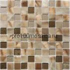Titan Bronze стекло и металл 30*30. Мозаика, размер, мм: 318*318*4 (BONAPARTE)
