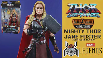 Обзор фигурки Thor Love and Thunder Korg BAF Wave MCU из Marvel Legends MIGHTY THOR JANE FOSTER