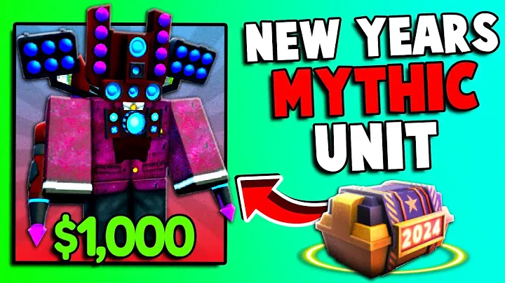 I Got The NEW YEARS Event TITAN MYTHIC! (Skibidi Tower Defense)