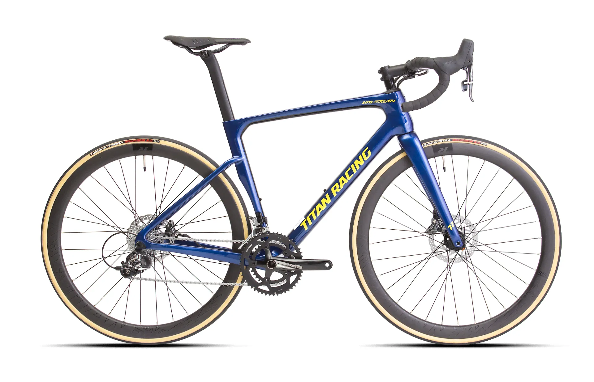 Велосипед Titan Racing Valerian Carbon Pro Рама:L(56cm) DarkBlue/Gold